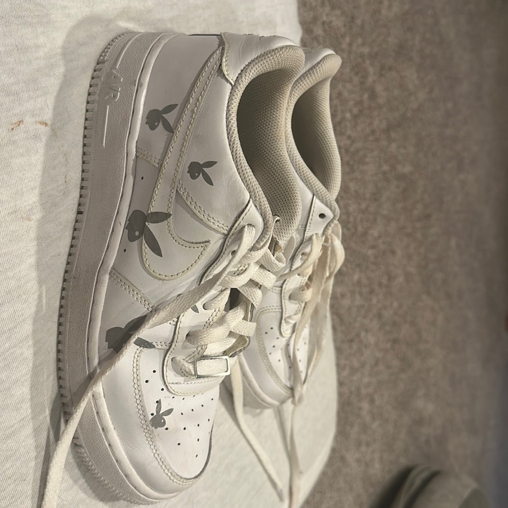 Play boy bunny Nike Air Force ones